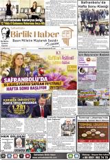 SAFRANBOLU BİRLİK HABER