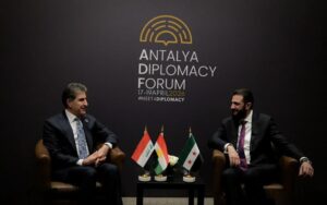 Neçirvan Barzani ile Ahmed Şara Antalya’da bir araya geldi