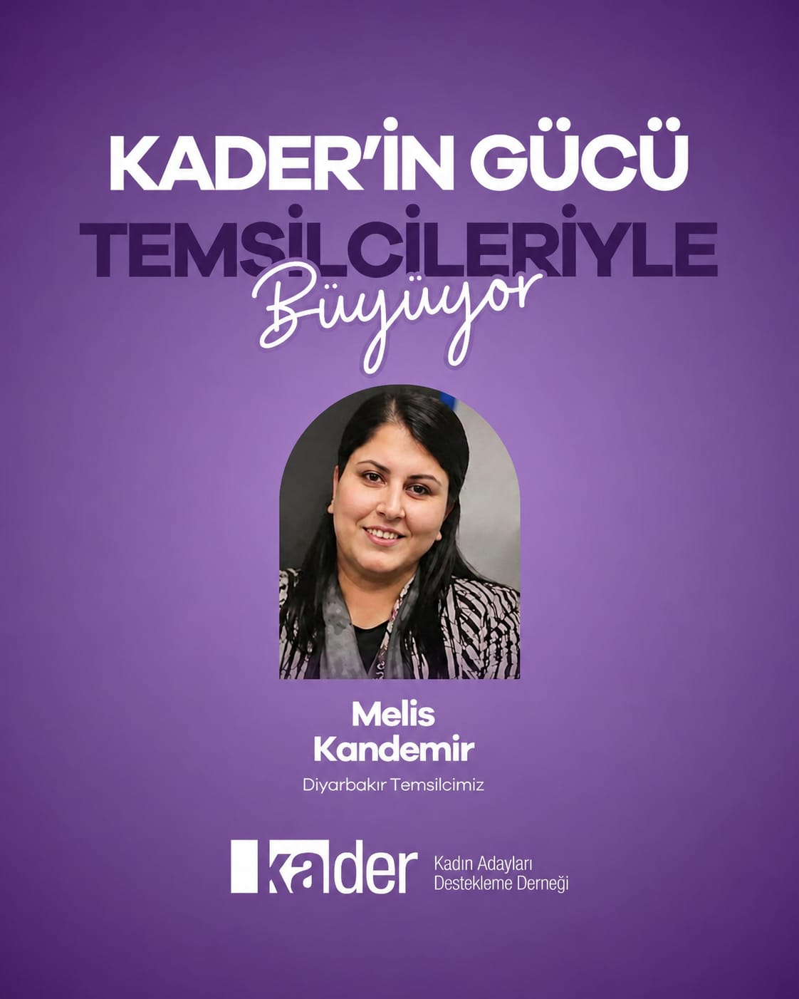 Melis Kandemir KA-DER Diyarbakır Temsilciliğine Atandı