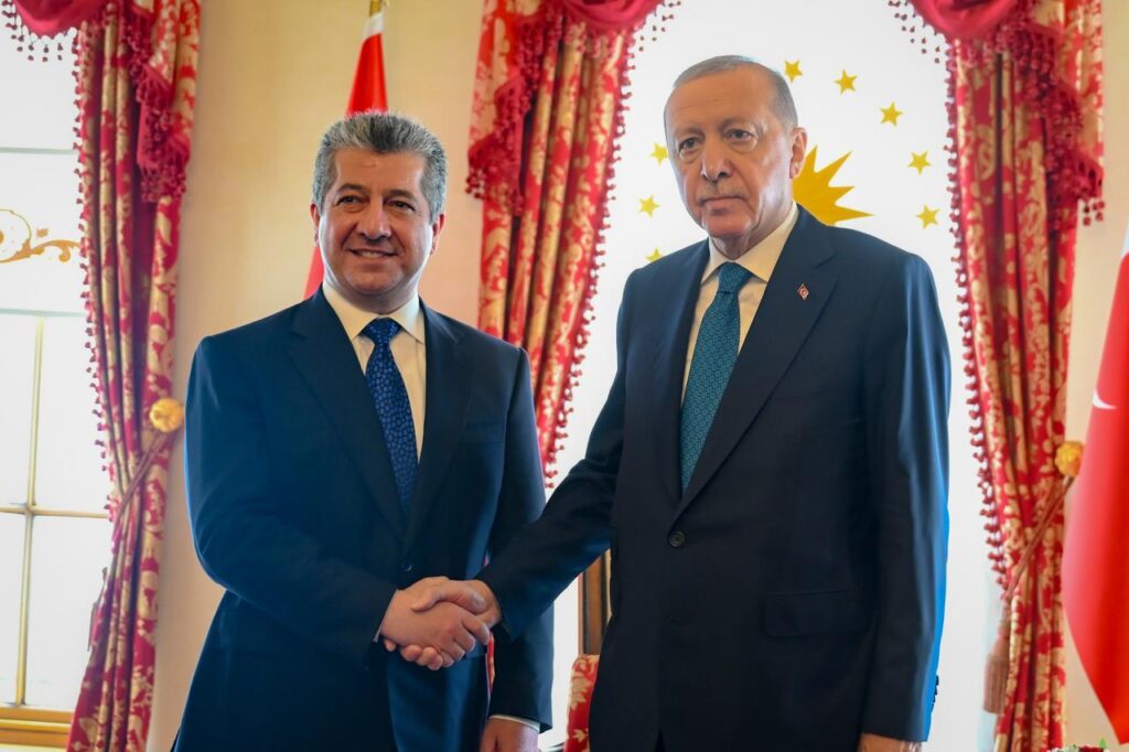 Erdoğan ile Mesrur Barzani İstanbul’da Kritik Zirvede Buluştu